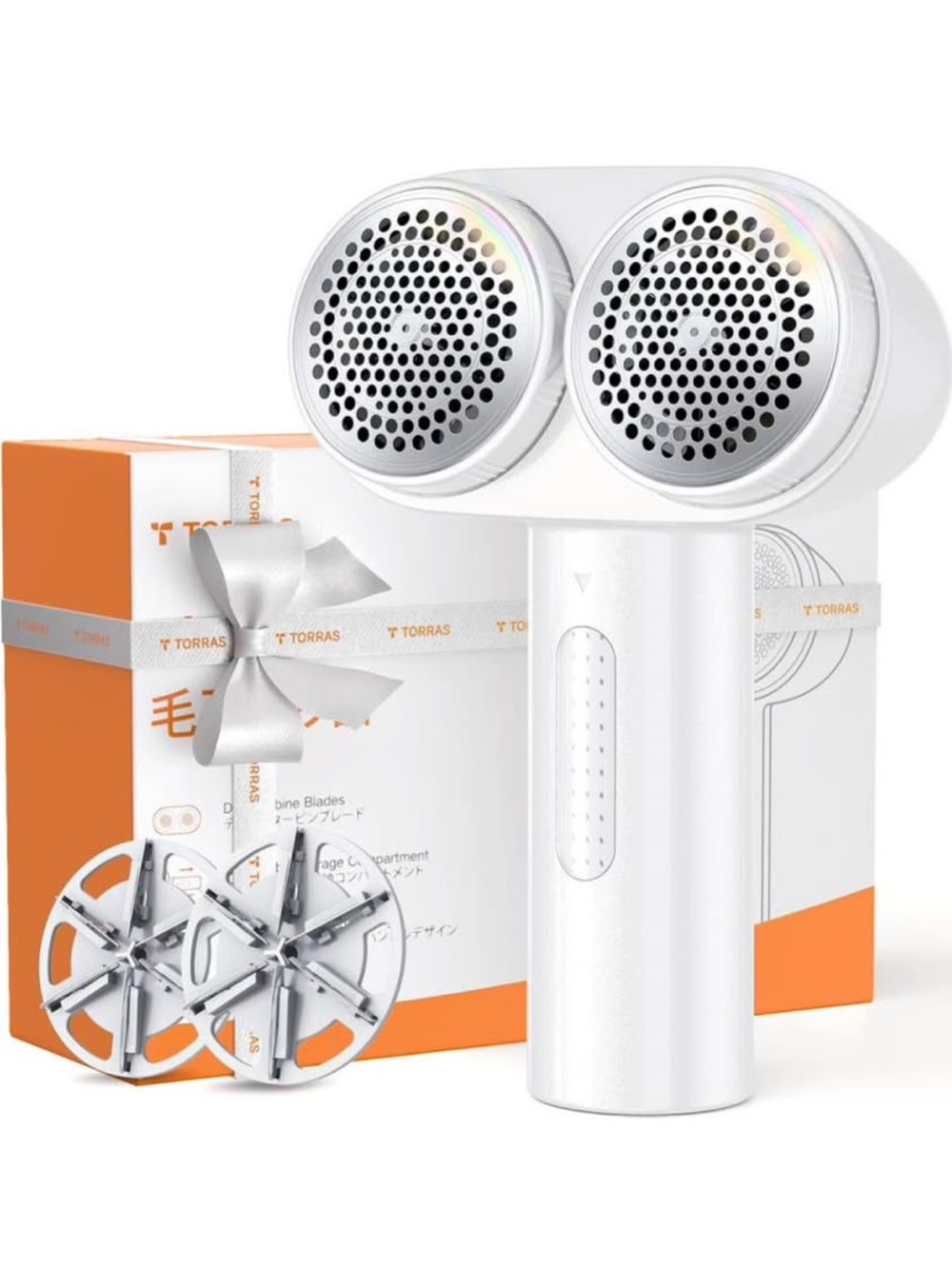 TORRAS dual-head fabric lint remover new